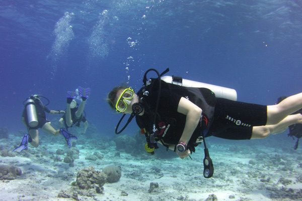 diver underwater